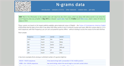 Desktop Screenshot of ngrams.info
